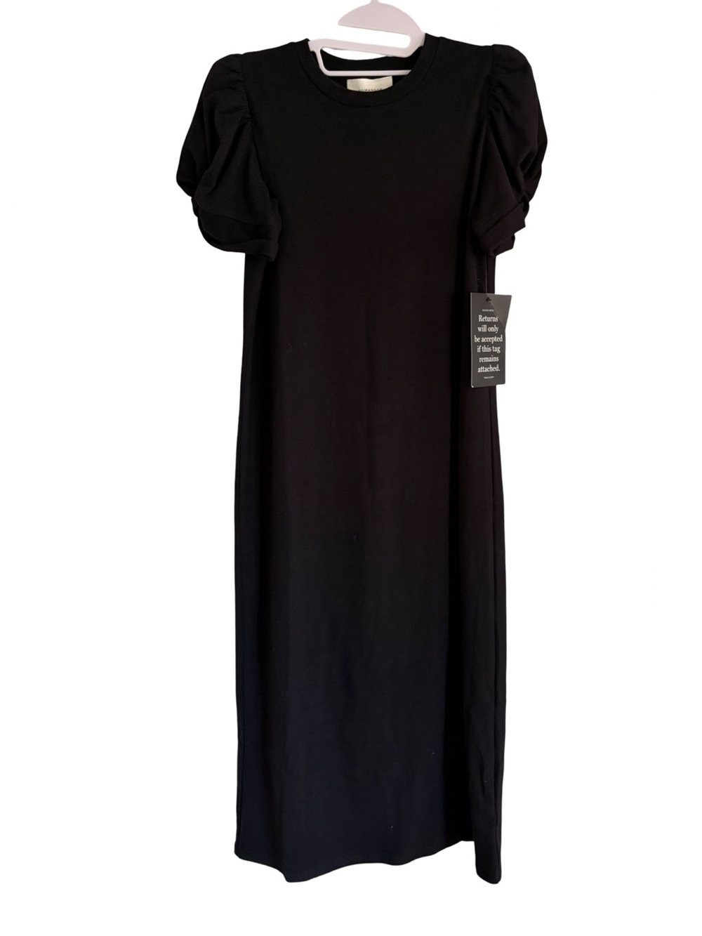 Pomander Place NWT Short Sleeve Vesty Midi Dress Black Size S - Picture 5 of 7